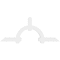 Ekena Millwork Ericson Architectural Grade PVC Gable Bracket, 96"W x 40"H x 4"D x 6"F, 10/12 Pitch GBP096X40X0406ERI00 - alternate 2